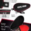 Ping Pong Paddle Professional Racket Table Tennis Racket with Carrying Case